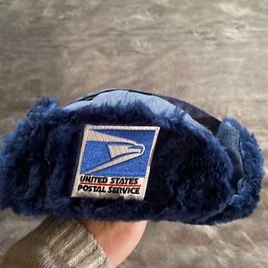 USPS faux fur hat